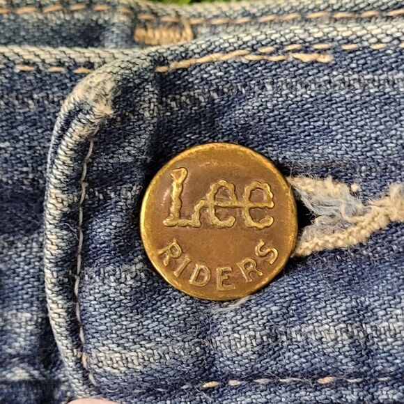 Vintage 70s LEE High-Rise Mom Jeans Womens 00/0 24x28 Blue - Picture 3 of 16